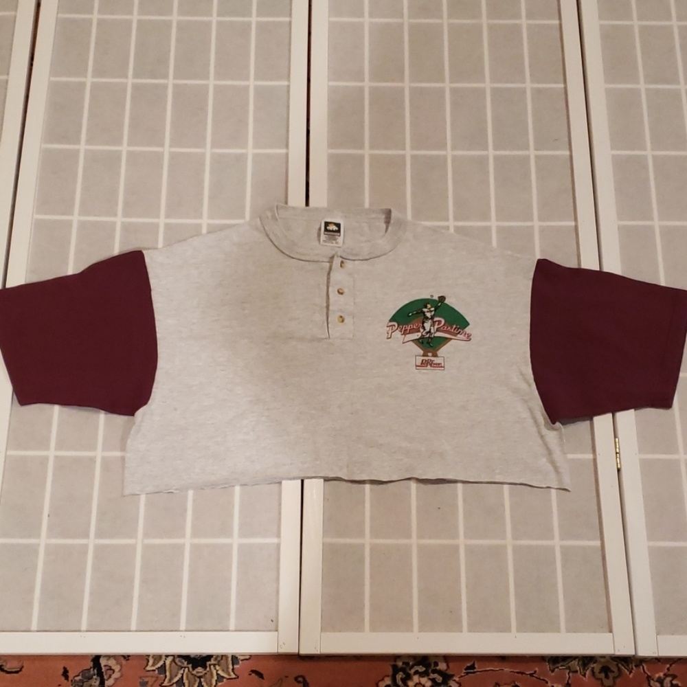 Vintage Dr. Pepper Pastime Custom Croptop